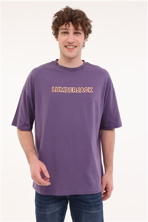 Lumberjack 5M Ml Franco 11Ff17 5Fx Mor Erkek Kkol T-Shırt