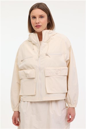 Lumberjack 5M Wl Ecofı 8Kt28 5Fx Bej Kadın Yagmurluk