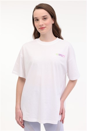 Lumberjack 5M Wl Moıra 11F212 5Fx Beyaz Kadın Kkol T-Shırt