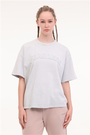 Lumberjack 5M Wl Gale 11Sy788 5Fx A Grı Xs Kadın Kkol T-Shırt