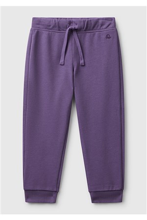 Benetton Kız Bebek Mor Eşofman Altı