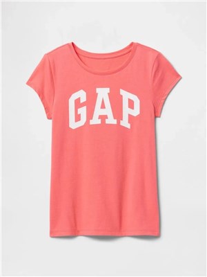 Gap V-Frch Ss Value Logo Tee Kız Çocuk K.Kol Tshırt