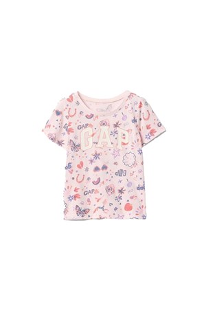 Gap V-Frch - Bf Logo T Kız Çocuk K.Kol Tshırt
