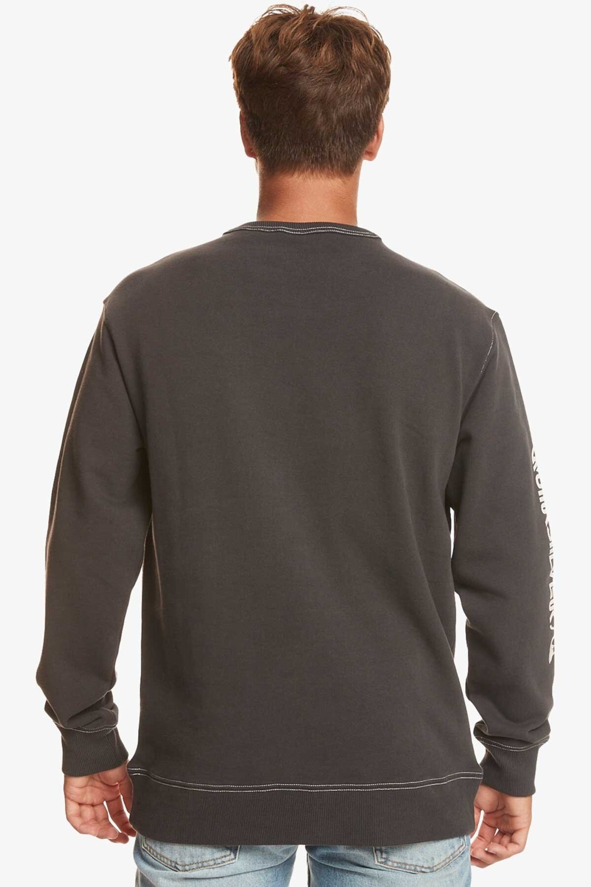 Quıksılver Ls Tekstil Sweatshırt Black Erkek Sweatshirt Siyah