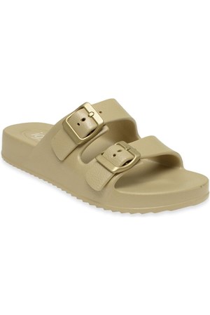 S10327 HABANA METALICO Kadın Terlik